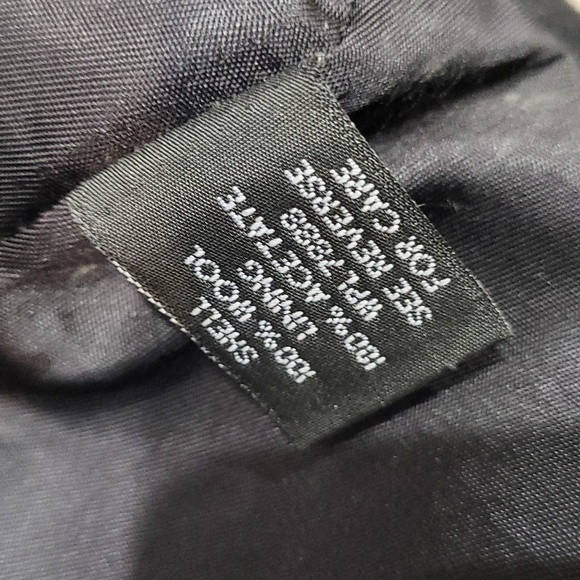 EUC wool Evan-Picine women's black 100% wool double breast pea coat, 14 - Picture 8 of 11